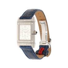 Thumbnail von Jaeger-LeCoultre Reverso Lady Damenarmbanduhr Reverso Joaillerie mit Diamanten und Brillanten Quarz aus 750 Weissgold / Stahl Fullset