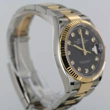 Thumbnail von Rolex Datejust 36 NEW ROLEX SERVICE//DIAMOND DIAL//REF.126233//FULL SET # 735