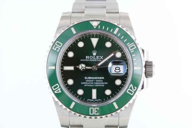  Rolex Submariner Date HULK//REF.116610LV//UNWORN//FULL SET//2019//#730 