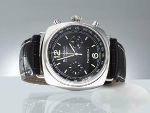 Thumbnail von Panerai Radiomir Chronograph Pam00288 2008 Edelstahl Automatik Stahl Chrono Steel Black Dial </h1>