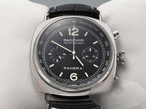 Thumbnail von Panerai Radiomir Chronograph Pam00288 2008 Edelstahl Automatik Stahl Chrono Steel Black Dial </h1>