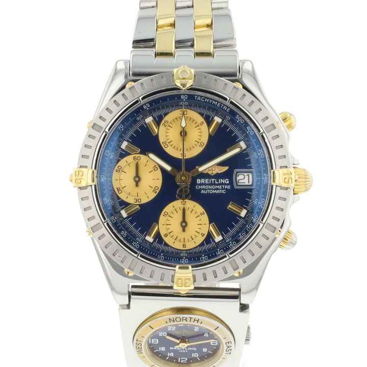  Breitling Chronomat UTC 39 Steel / Gold Blue Dial </h1> 