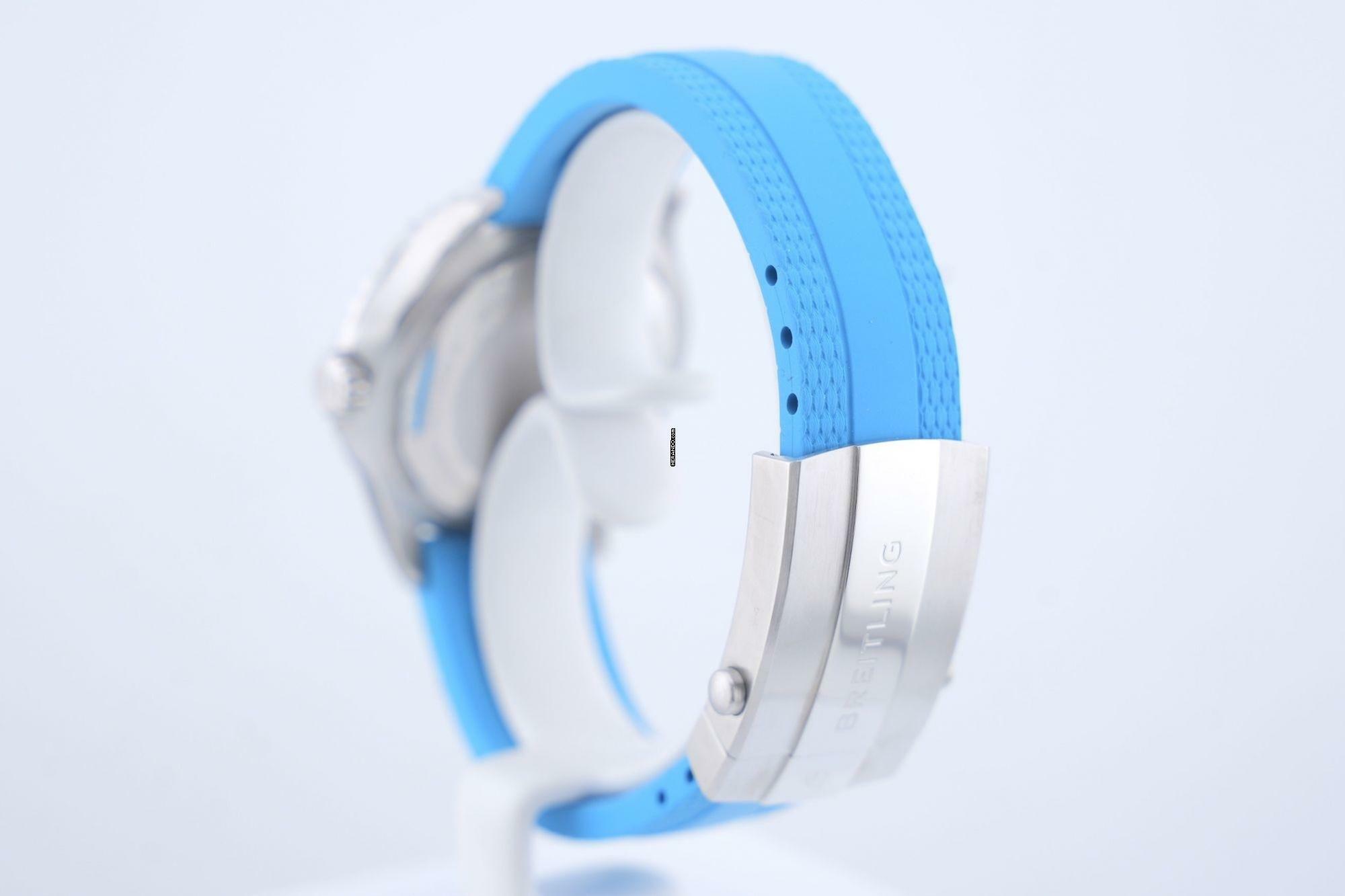 Thumbnail von Breitling Superocean 36 Turquoise Dial - Ceramic Bezel - Box+Papers A17377 2023