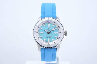 Thumbnail von Breitling Superocean 36 Turquoise Dial - Ceramic Bezel - Box+Papers A17377 2023