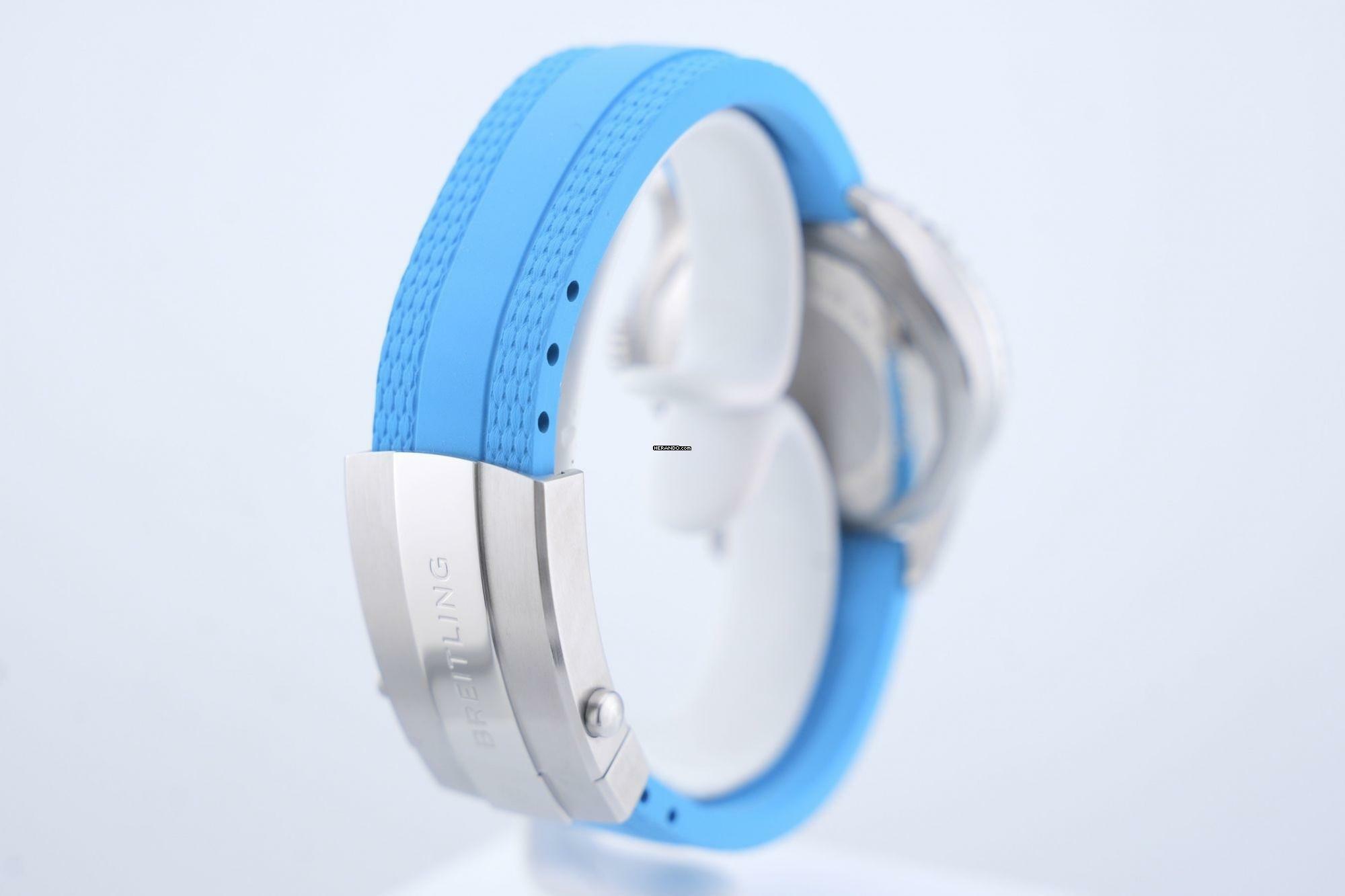 Thumbnail von Breitling Superocean 36 Turquoise Dial - Ceramic Bezel - Box+Papers A17377 2023