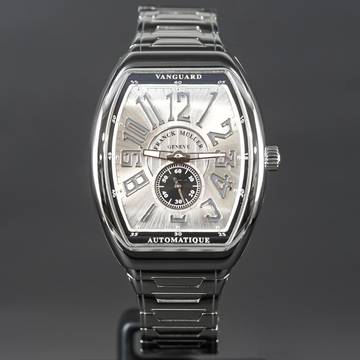  Franck Muller Vanguard Slim 2025 Slim Silver Dial 