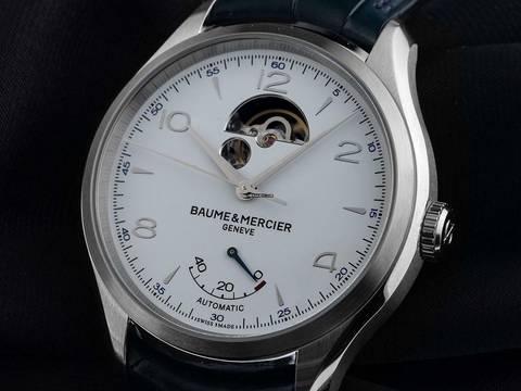  Baume & Mercier Clifton Open Heart Ref.M0A10448 2025 Full Set Ungetragen 