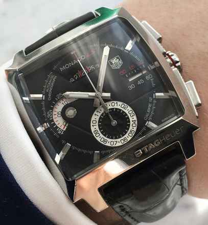  Heuer TAG Monaco Calibre 12 LS Chronograph Automatic ref CAL2110 CAL2110 