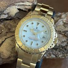 Thumbnail von Rolex Yacht-Master Yacht-Master Lady 18Kt Gelbgold - Ref. 69628 Onyx Makers Gesamtgewicht ca. 94g