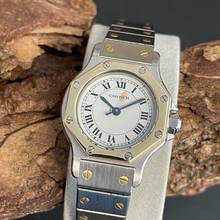 Thumbnail von Cartier Ronde Octogonale Damenuhr Automatik Ref. 09072 </h1>