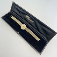 Thumbnail von Chopard Damenarmbanduhr Damenuhr 18 K / 750 Gelbgold Diamantlünette Vintage Erstkauf 05/1974 Full Set