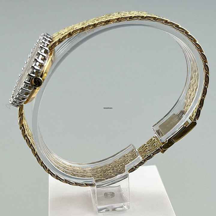  Chopard Damenarmbanduhr Damenuhr 18 K / 750 Gelbgold Diamantlünette Vintage Erstkauf 05/1974 Full Set 