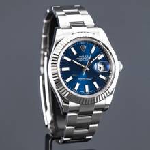 Thumbnail von Rolex Datejust 41 Blue Dial FULLSET