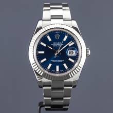 Thumbnail von Rolex Datejust 41 Blue Dial FULLSET