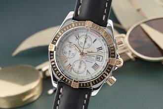 Thumbnail von Breitling Chronomat Evolution Chronograph Stahl / Gold Automatik Herrenuhr Ref. C13356