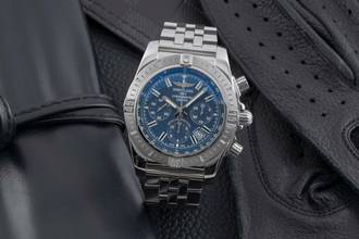 Thumbnail von Breitling Chronomat 44 Chronograph Stahl Automatik Ref. AB011511/BF70 B&P 2018