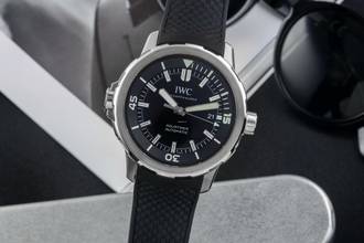 Thumbnail von IWC Aquatimer Automatic Diver Black Dial Edelstahl Automatik Ref. IW329001 Papiere 2019
