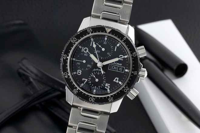  Sinn 103 Chronograph Stahl Automatik Herrenuhr Ref. 103 B SA AUT 