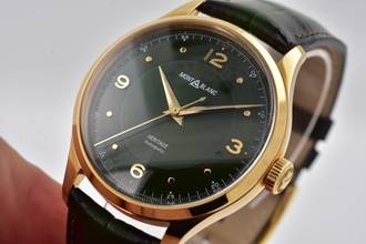 Thumbnail von Montblanc Heritage 18k Yellow Gold Green Dial 126464 </h1>