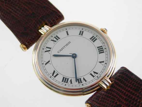 Cartier Trinity 18 Karat Gelbgold Vendome Trinity Herrenuhr 30mm im Full Set Traum Zustand </h1> 