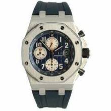 Thumbnail von Audemars Piguet Royal Oak Offshore Chronograph Navy Full Service & Card AP </h1>