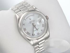 Thumbnail von Rolex Day-Date 36 36mm 118206 Platin 950 2006 Automatik Platinum Herren Damen President-band Chronometer Oyster </h1>