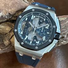 Thumbnail von Audemars Piguet Royal Oak Offshore Tourbillon Chronograph Royal Oak Offshore Chrono Tourbillon Platin - FULLSET </h1>