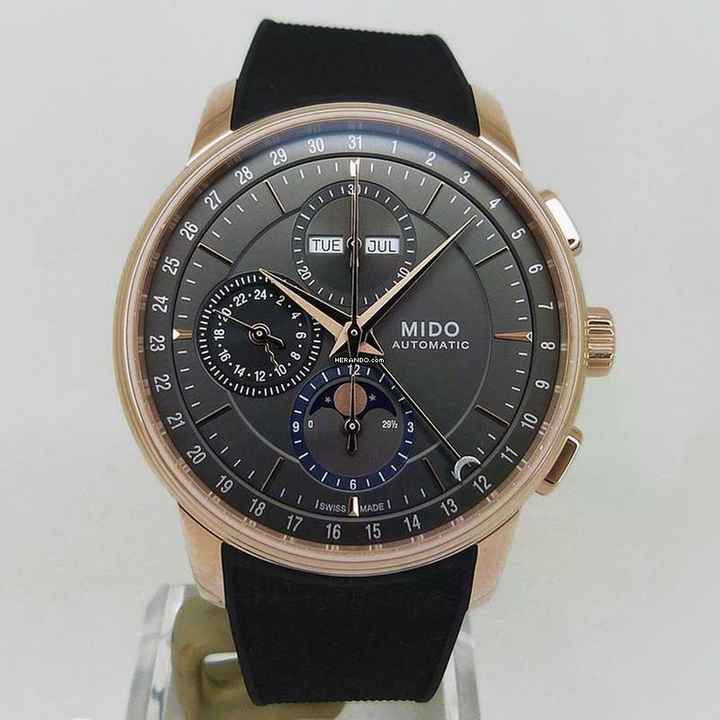  Mido Baroncelli Moonphase Chronograph Moonphase NEW FULL SET NEW FULL SET 