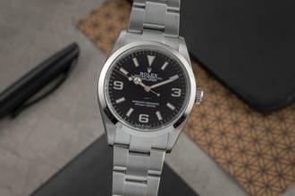 Thumbnail von Rolex Explorer Oyster Edelstahl Automatik Herrenuhr Ref. 124270 B&P 2022