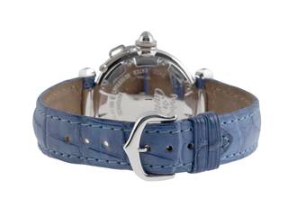 Thumbnail von Cartier Pasha 18K Weissgold Diamanten Automatik Damenuhr Ref. WJ101456 Papiere