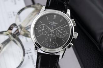 Thumbnail von Glashütte Original Senator Chronograph Stahl Automatik Ref. 39-31-14-23-04 B&P