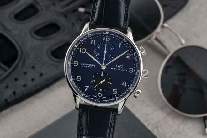  IWC Portugieser Chronograph Automatik Stahl Herrenuhr Ref. IW371438 