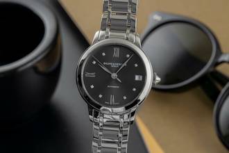 Thumbnail von Baume & Mercier Classima Diamanten Stahl Automatik Damenuhr Ref. MOA10610 B&P