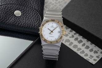 Thumbnail von Omega Constellation Quartz Stahl / Gold Quarz Herrenuhr Ref. 398.0876 Klassiker