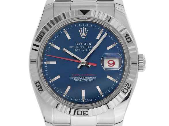  Rolex Datejust Turn-O-Graph Turn-O-Graph Red Date Ref.116264 2008 Box&Beschreibung wie Neu Vintage  