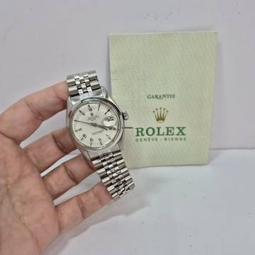  Rolex Oyster Perpetual Date Jubilee Vintage 34mm Automático Completo 