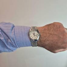 Thumbnail von Rolex Oyster Perpetual Date Jubilee Vintage 34mm Automático Completo