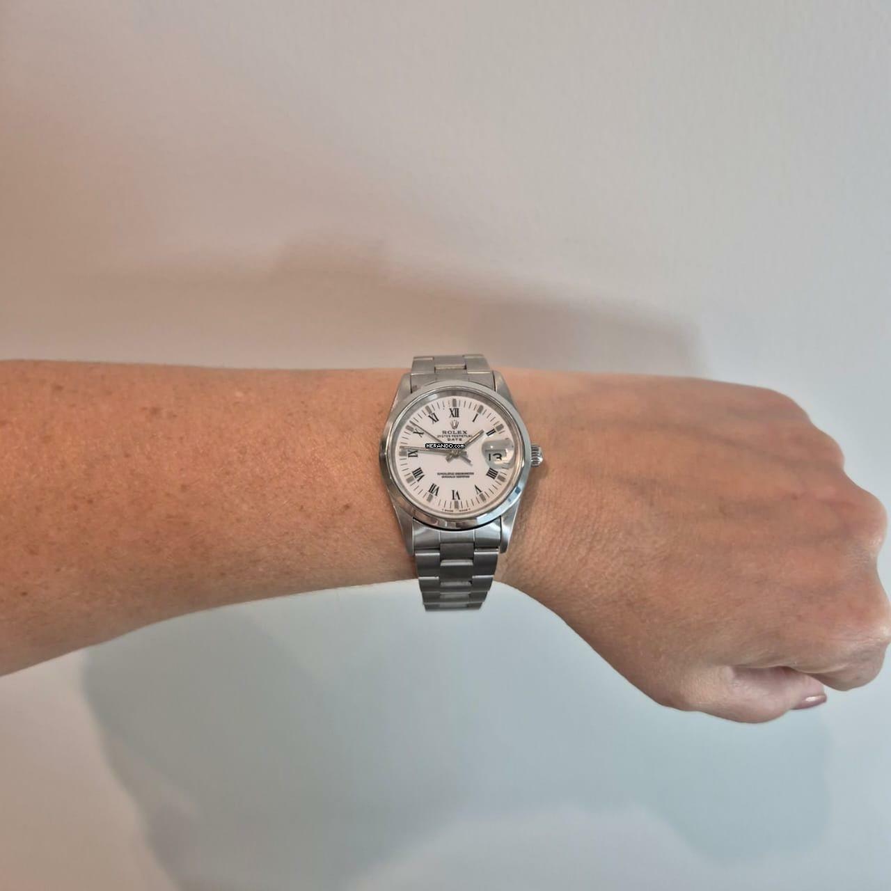 Thumbnail von Rolex Oyster Perpetual Date 34mm Automático Completo