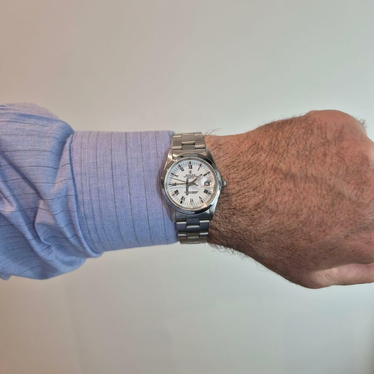 Thumbnail von Rolex Oyster Perpetual Date 34mm Automático Completo