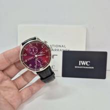 Thumbnail von IWC Portugieser Chronograph Bourdeaux Dial 41mm Automático Completo