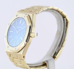 Thumbnail von Audemars Piguet Royal Oak Jumbo 18K Gold Jumbo 5402BA grey Clou de Paris B-Serie Cal2121 Luxusuhr </h1>