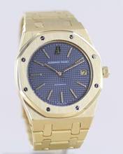 Thumbnail von Audemars Piguet Royal Oak Jumbo 18K Gold Jumbo 5402BA grey Clou de Paris B-Serie Cal2121 Luxusuhr </h1>