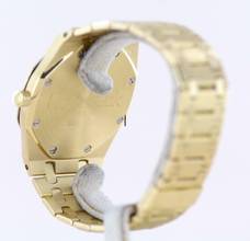 Thumbnail von Audemars Piguet Royal Oak Jumbo 18K Gold Jumbo 5402BA grey Clou de Paris B-Serie Cal2121 Luxusuhr </h1>