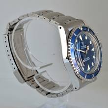 Thumbnail von Tudor Submariner No Date 94010 Lollipop blue dial Full Set 1988’s </h1>