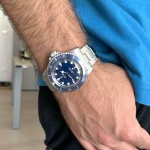 Thumbnail von Tudor Submariner No Date 94010 Lollipop blue dial Full Set 1988’s </h1>