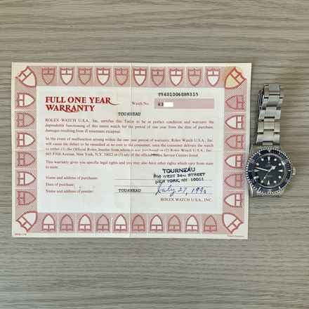  Tudor Submariner No Date 94010 Lollipop blue dial Full Set 1988’s </h1> 