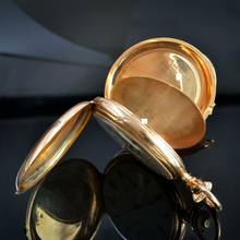 Thumbnail von Patek Philippe Pocket hunter bassine-style 51 MM porcelain dial rose gold 18KT 1891