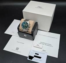 Thumbnail von IWC Fliegeruhr Chronograph Pilot's Chronograph 41 MM IW388104 Green Dial Unworn/New Condition Full Set 6-2025