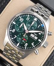 Thumbnail von IWC Fliegeruhr Chronograph Pilot's Chronograph 41 MM IW388104 Green Dial Unworn/New Condition Full Set 6-2025