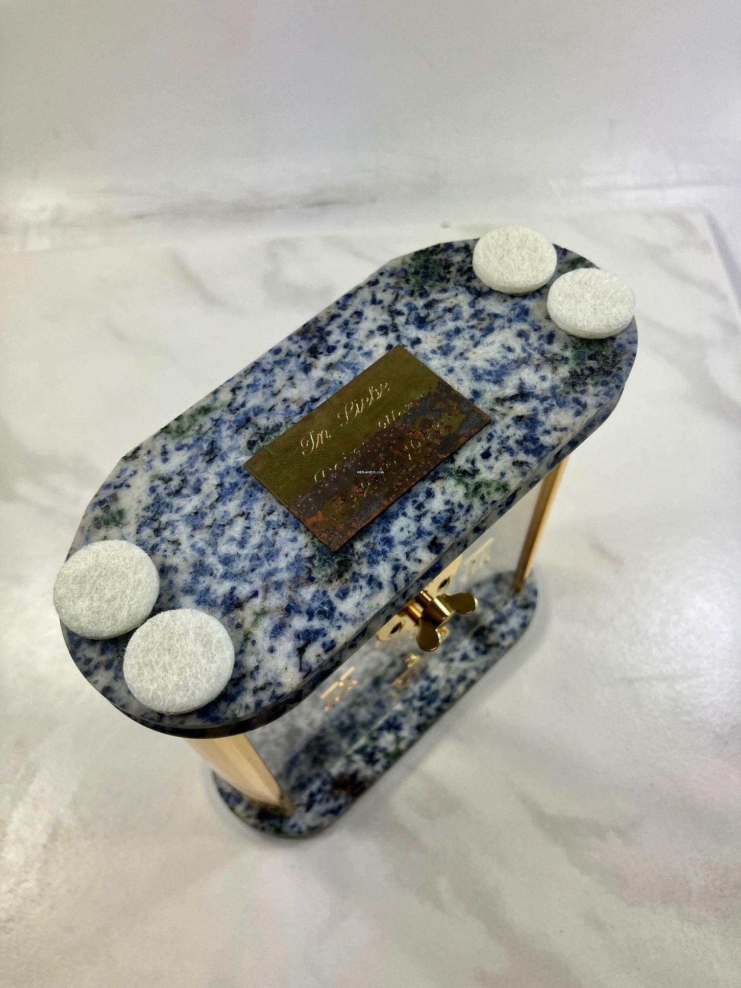 Thumbnail von Jaeger-LeCoultre Table Clock Prisma Stabuhr / Tischuhr / Full Set Baguette / Desk Clock